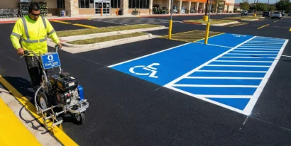 Parking-Lot-Striping-Compliance, Take in Asphalt in San Antonio, TX